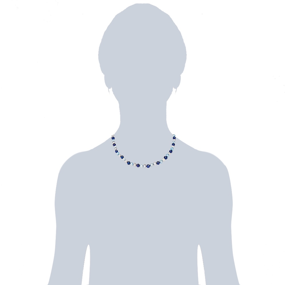 Valero Pearls Collier de perles Perle de culture d'eau douce Perle de culture d'eau douce en Mu collier