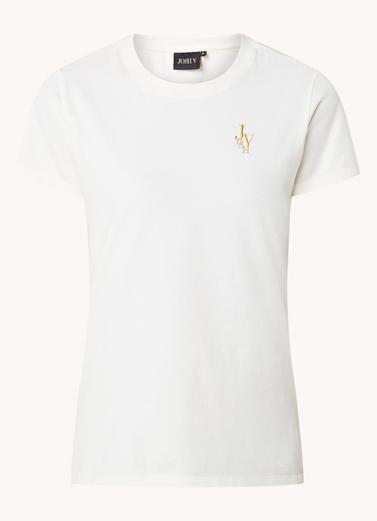 JOSH V Zoe T-shirt with logo embroidery