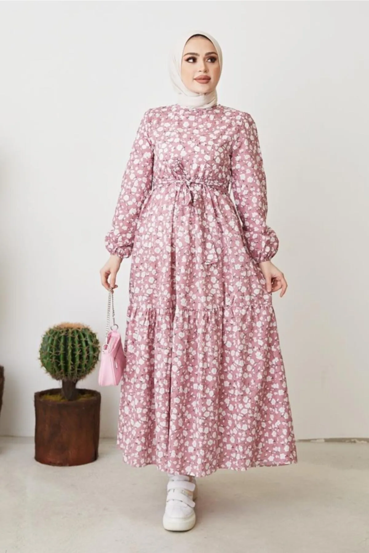 benguen  400 Kleid mit Gänseblümchenmuster