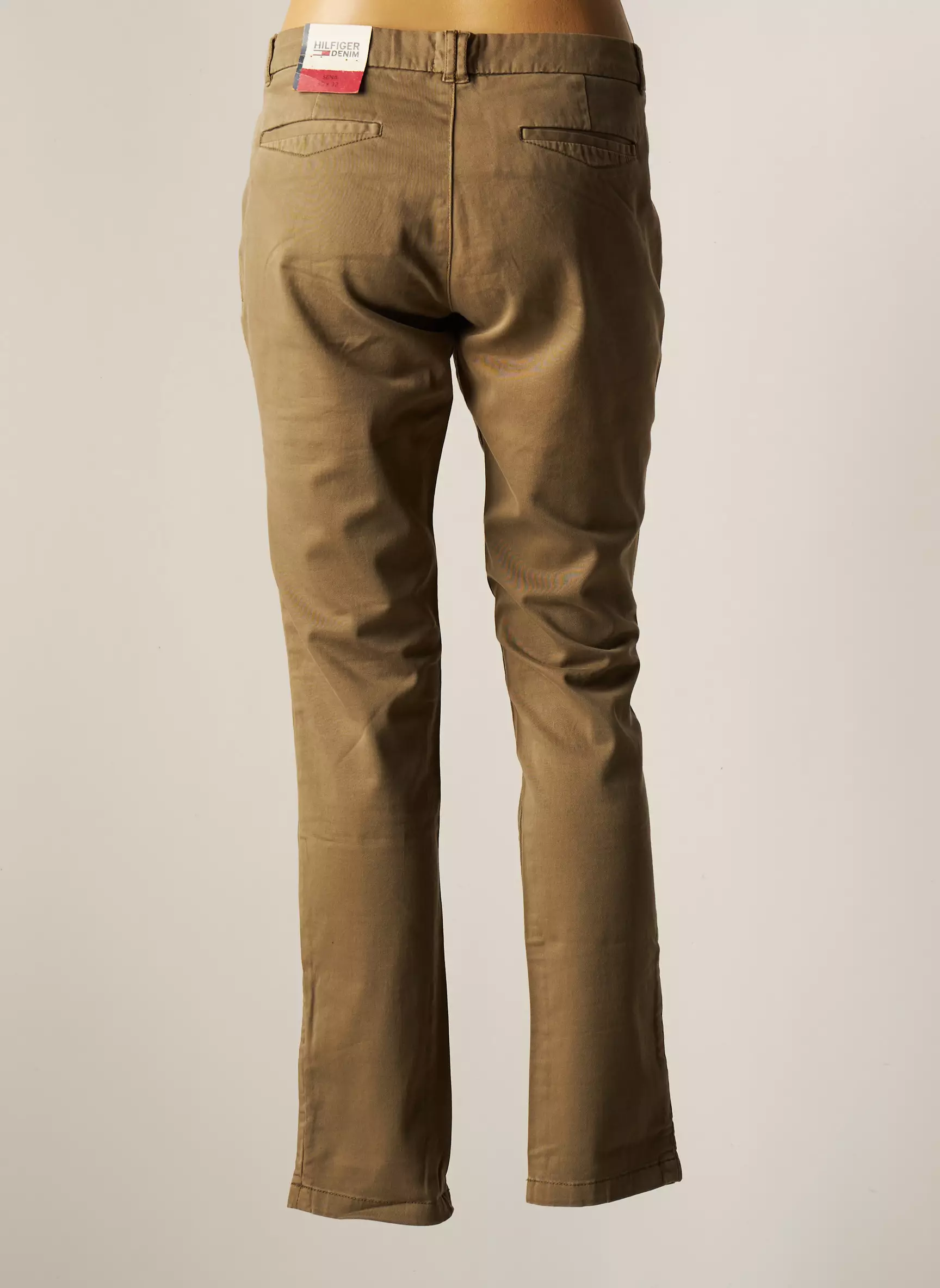 Tommy Hilfiger Pantalons Chino Femme couleur marron