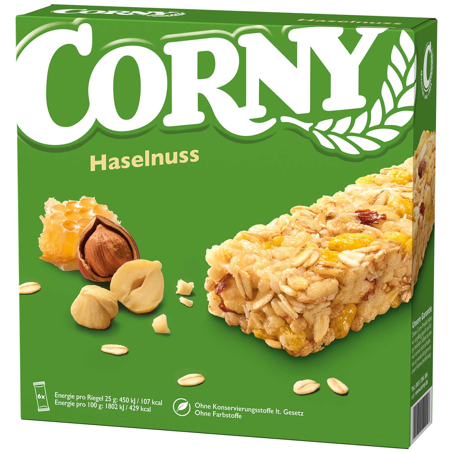 Corny Haselnuss 6x25g