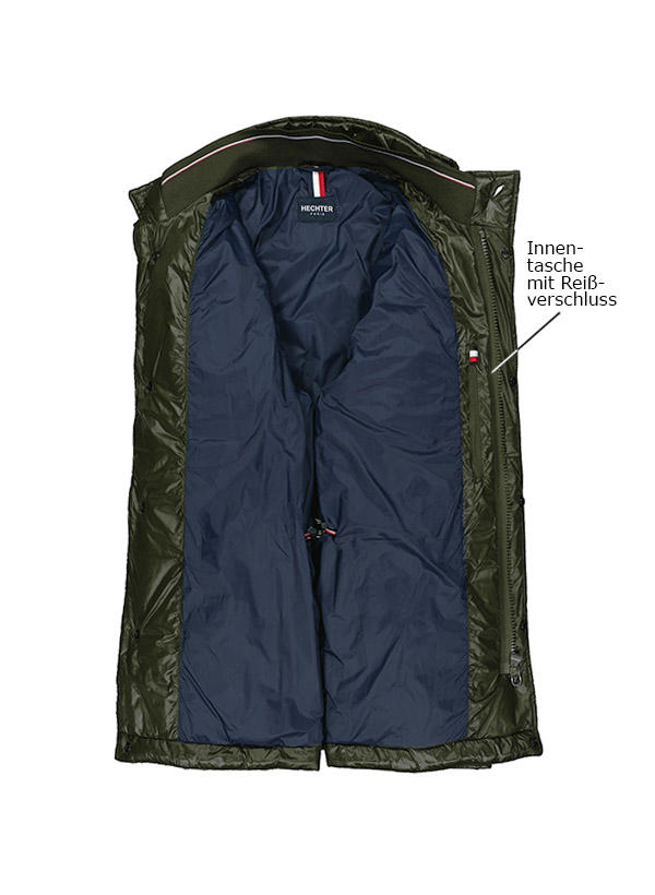 HECHTER PARIS, Fieldjacket, Nylon, dunkelgrün