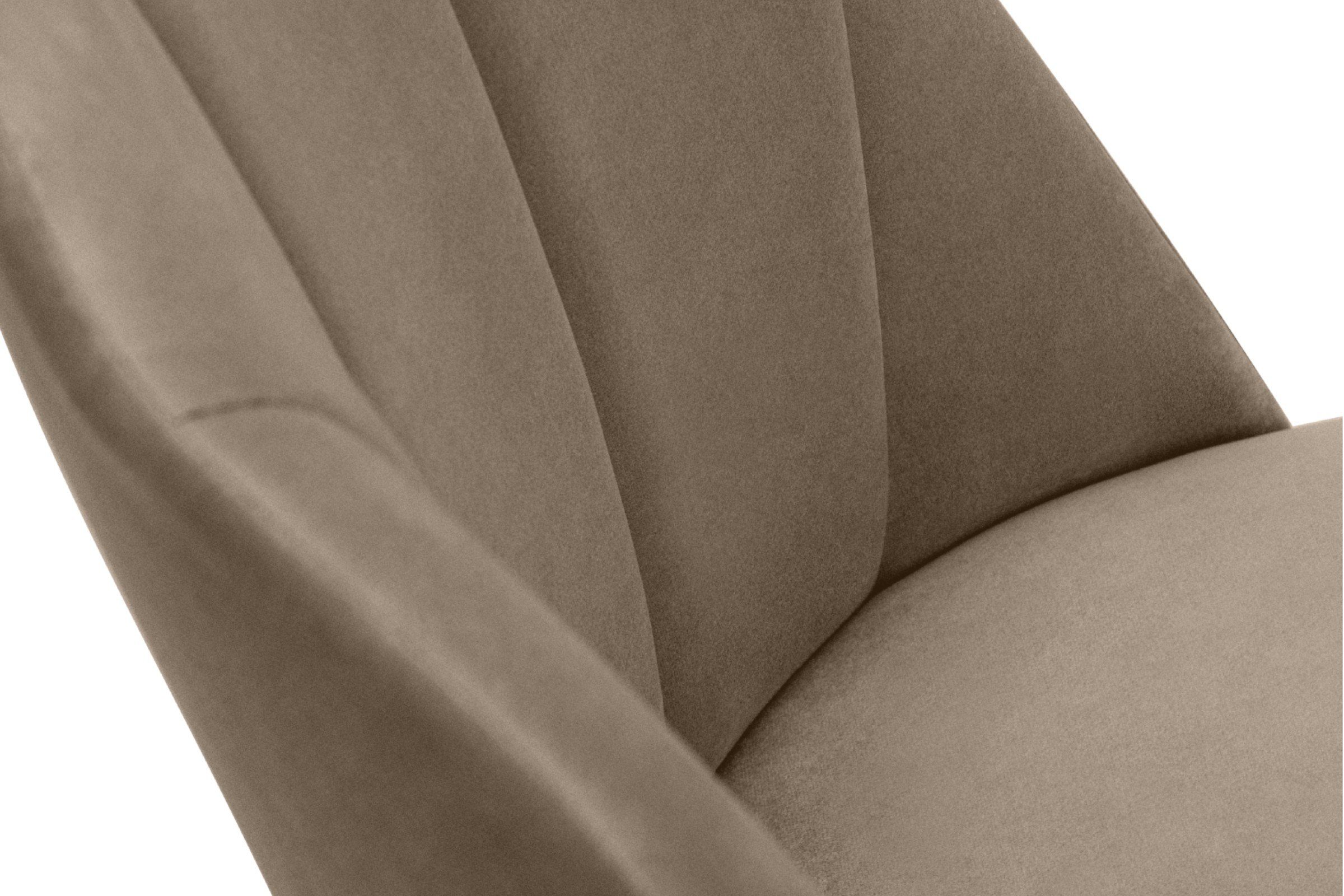Konsimo Polsterstuhl BAKERI Esstischstühl Küchenstühl Wohnzimmerstühl Esszimmer Stühl (Esszimmerstühl, 2 St), Gestell aus Massivholz, Velours-Sitz