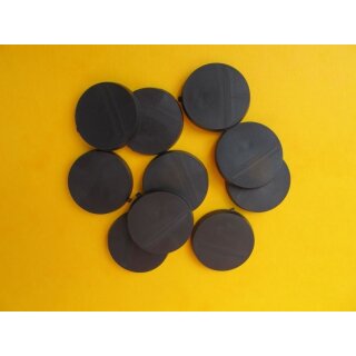 25mm Rundbases inkl. Neodymfassung (10)