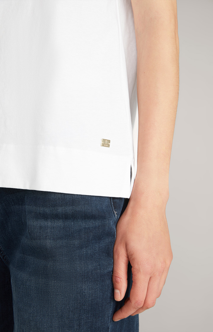 Baumwoll-T-Shirt in Weiß