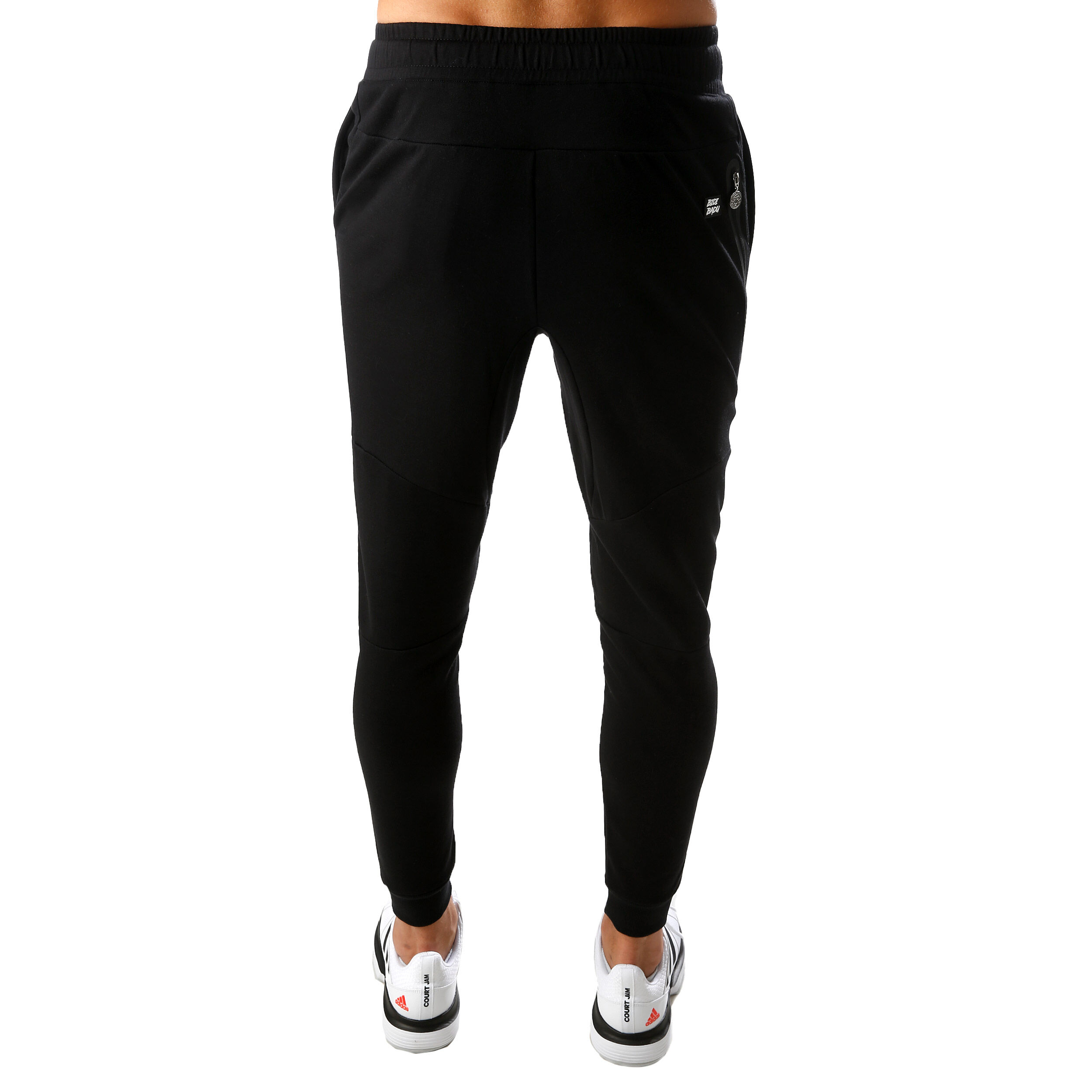 Matu Basic Cuffed Trainingshose Herren - Schwarz, Weiß