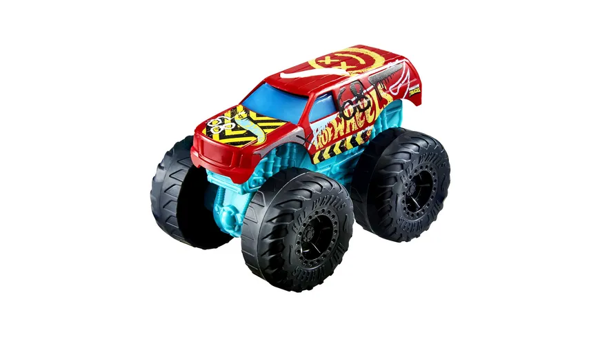 Hot Wheels Monster Trucks Roarin’ Wreckers Trucks mit Licht- und Geräuscheffekten, 1 Stück, sortiert