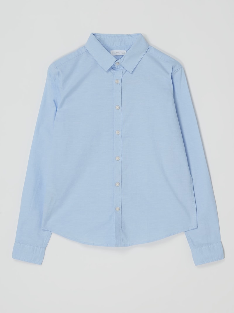 Hemd aus Oxford in bleu