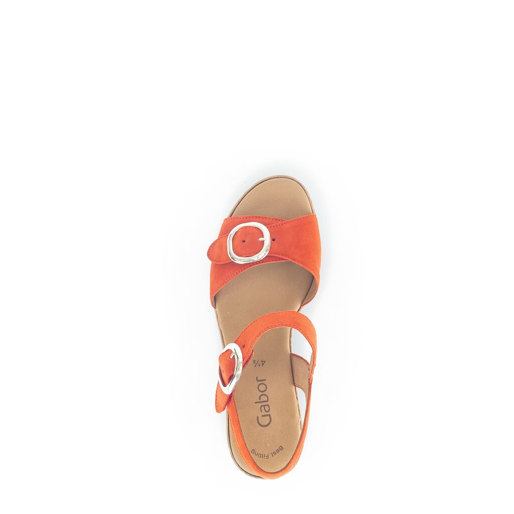 Gabor fashion Plateau Sandale orange