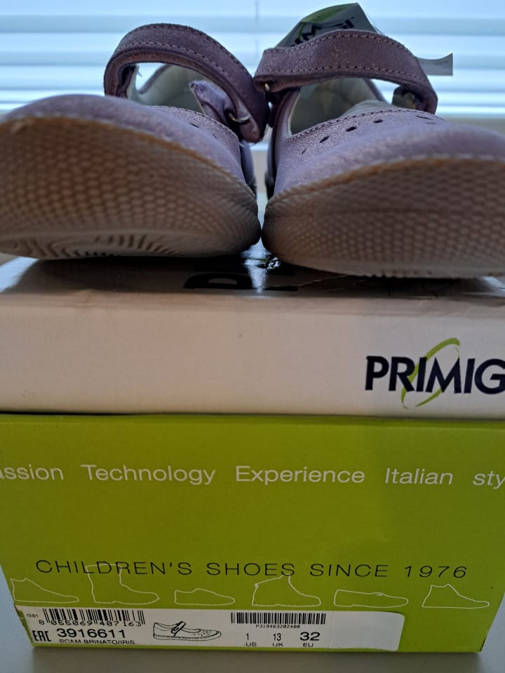Primigi Leder-Ballerinas in Lila günstig kaufen 32
