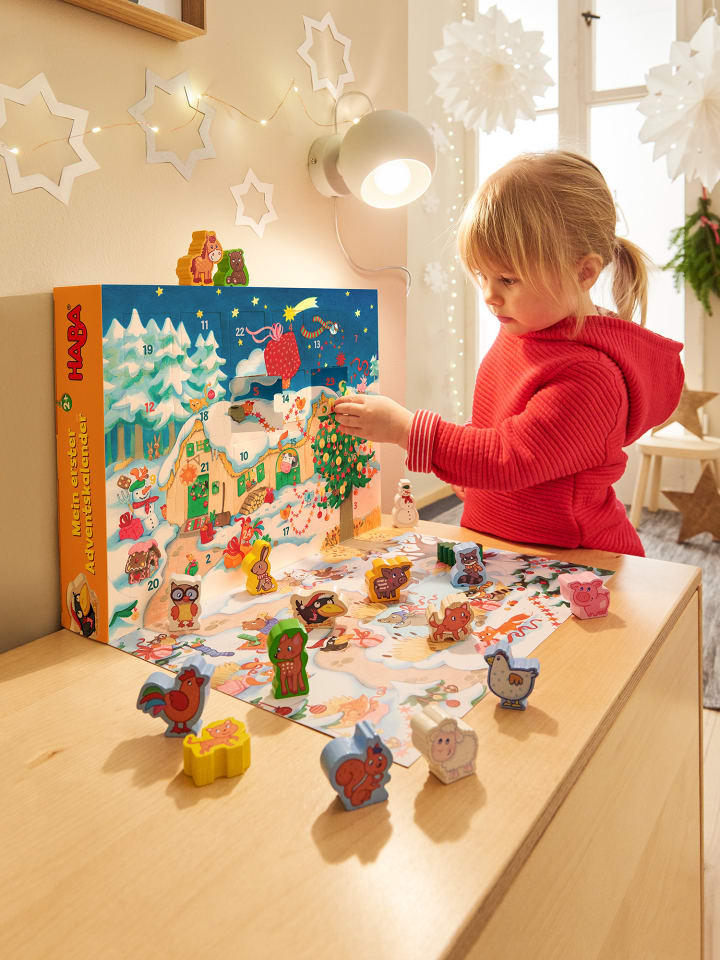Haba Spielzeug-Adventskalender Bei den Bauernhoftieren in mehrfarbig günstig kaufen onesize
