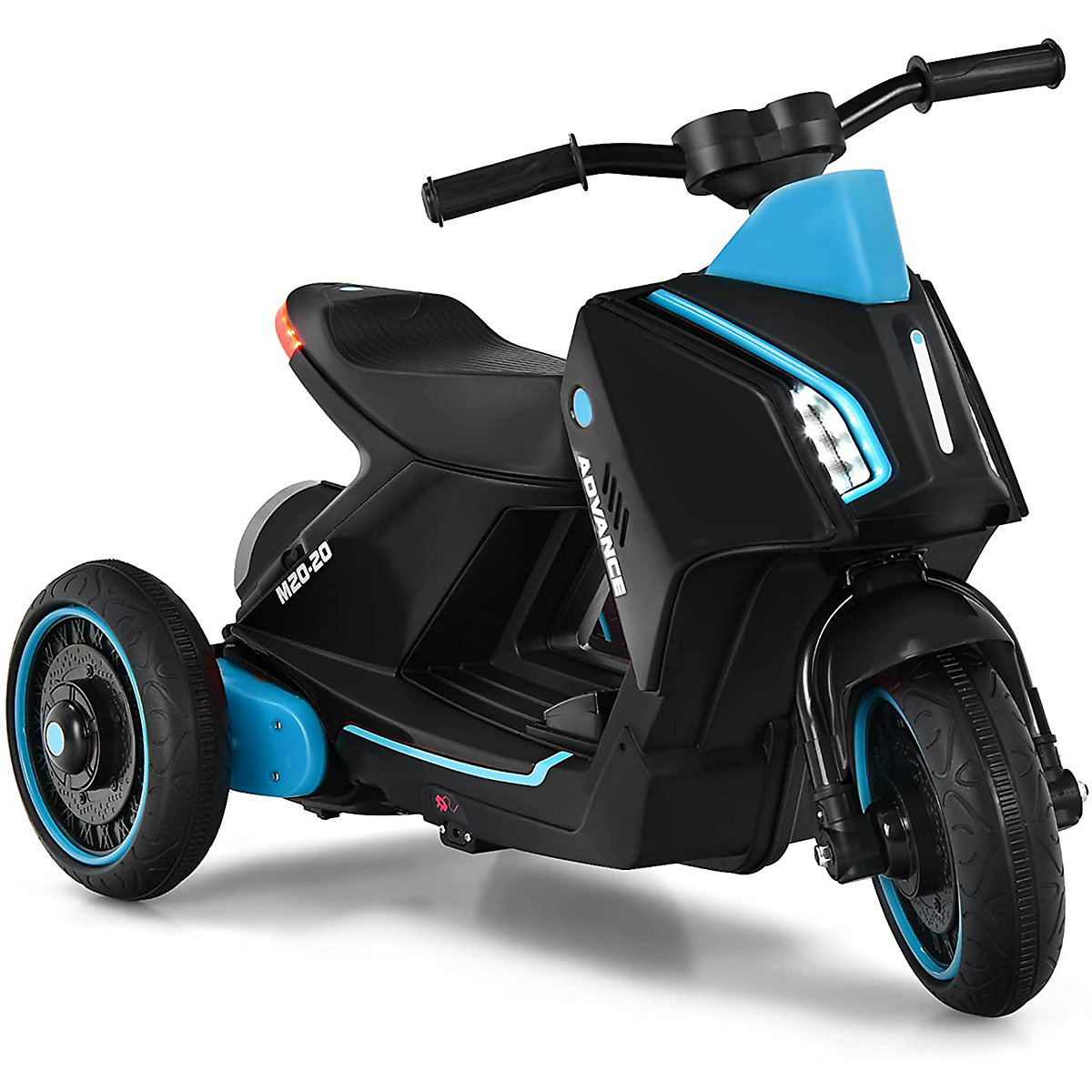 Motorrad Dreirädrig mit Scheinwerfer&Rücklicht