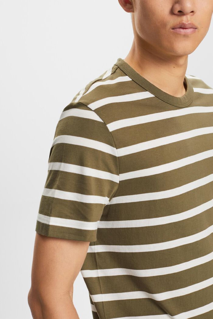 Gestreiftes T-Shirt aus Baumwolljersey
