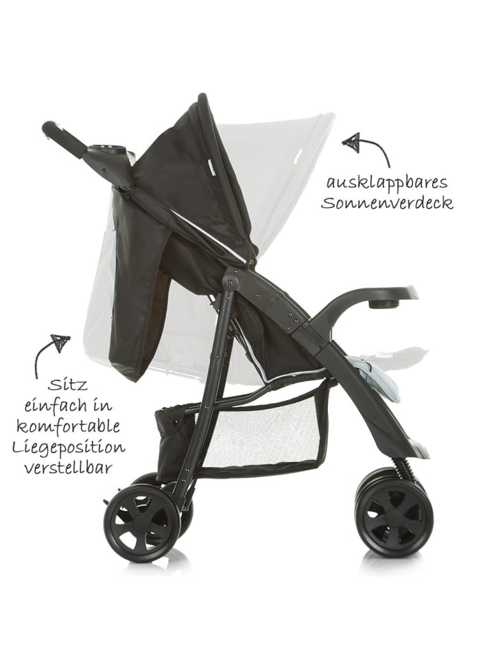 Hauck Buggy Shopper Neo II - Caviar Silver in schwarz,grau günstig kaufen onesize