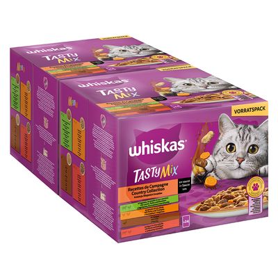 Jumbopack Whiskas Tasty Mix Portionsbeutel 96 x 85 g