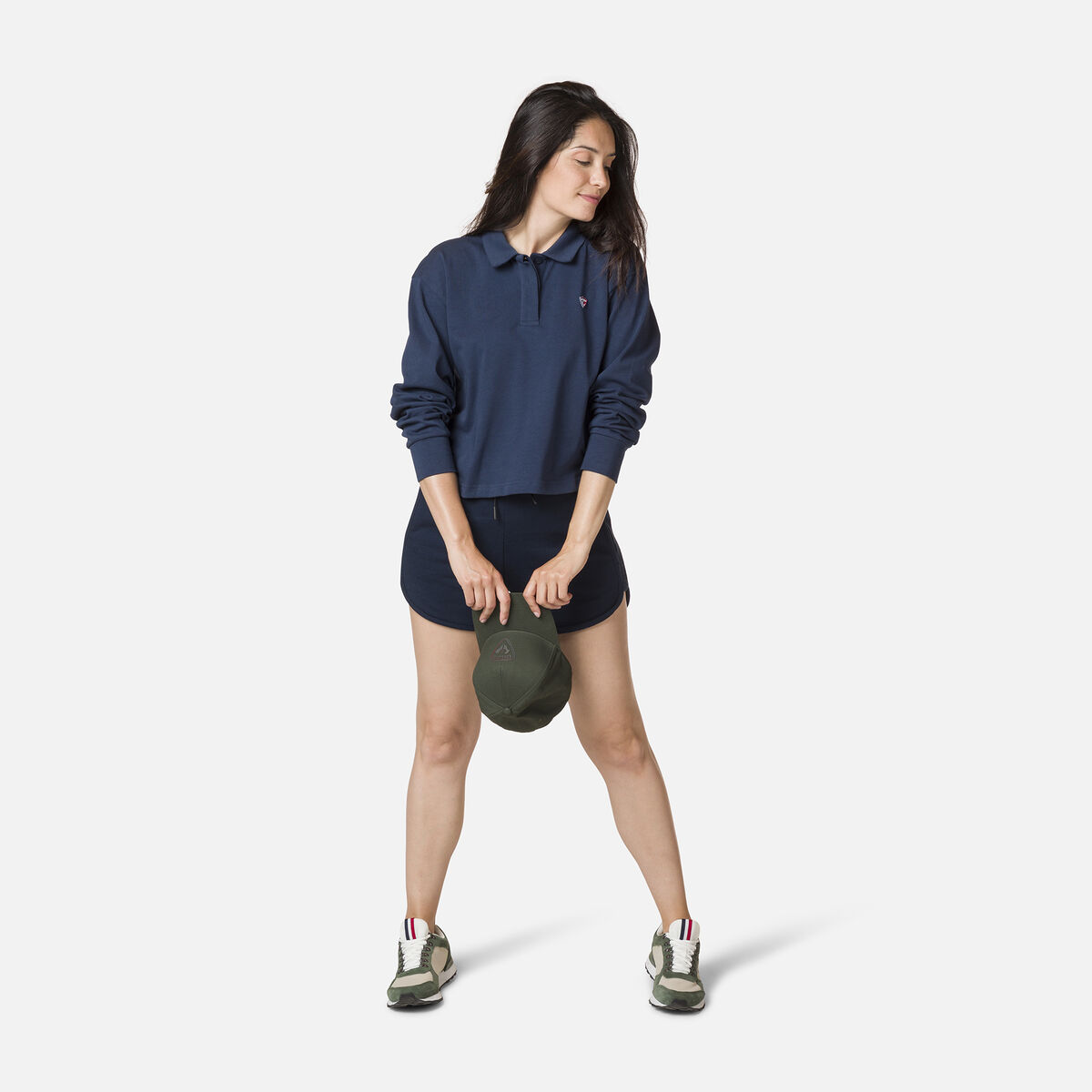 Kurzes Polohemd für Damen