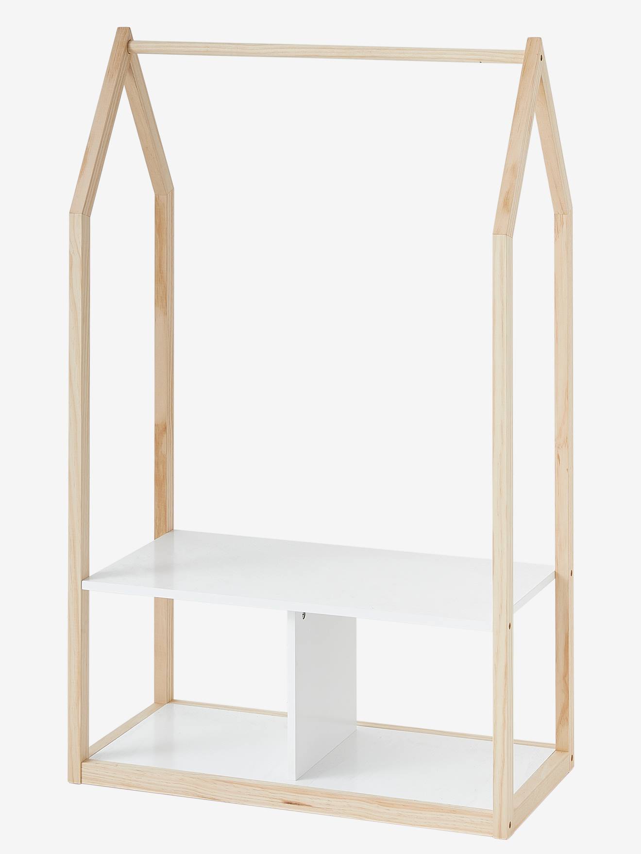 Portant Maison blanc / bois