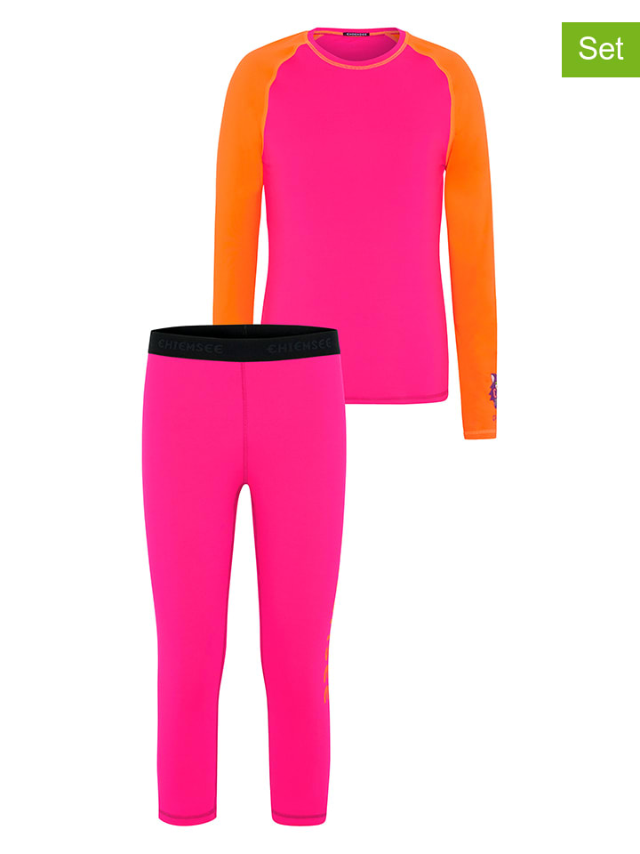 Chiemsee 2tlg. Sportwäsche-Set in Pink/ Orange günstig kaufen