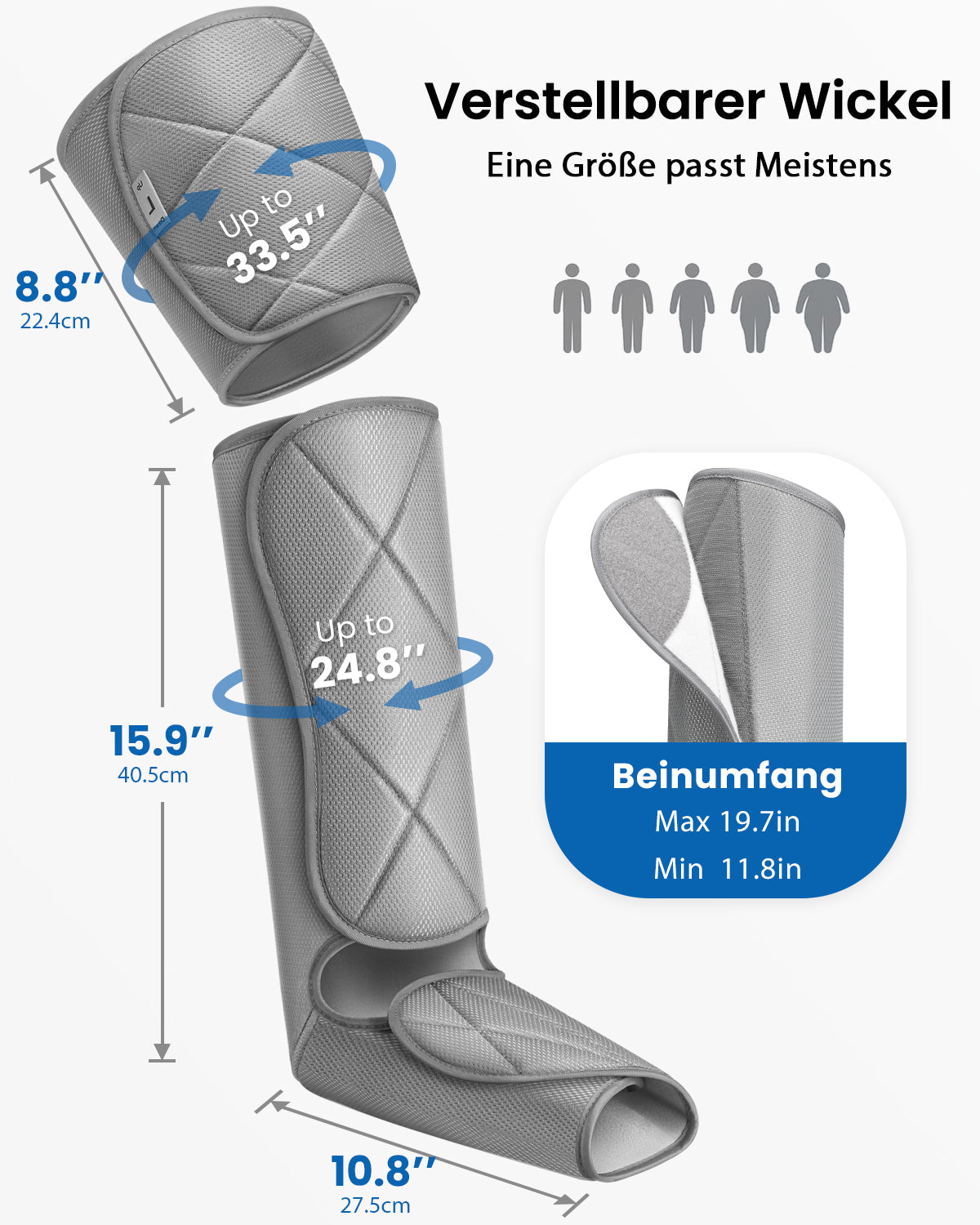 Luftkompressionsmassagegerät für die Beine