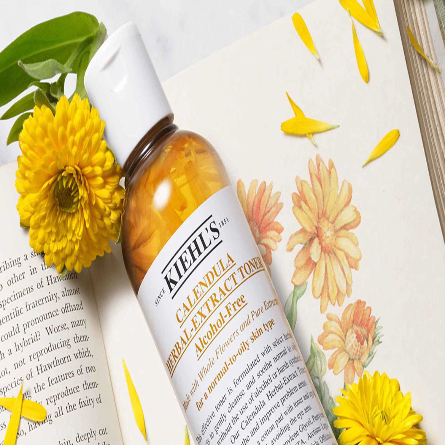 kiehl's Calendula Herbal Extract-Toner Tonique sans alcool - peaux normales à grasses 250 ml
