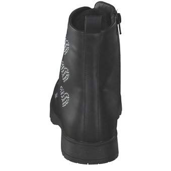 Puccetti Schnür Boots in schwarz