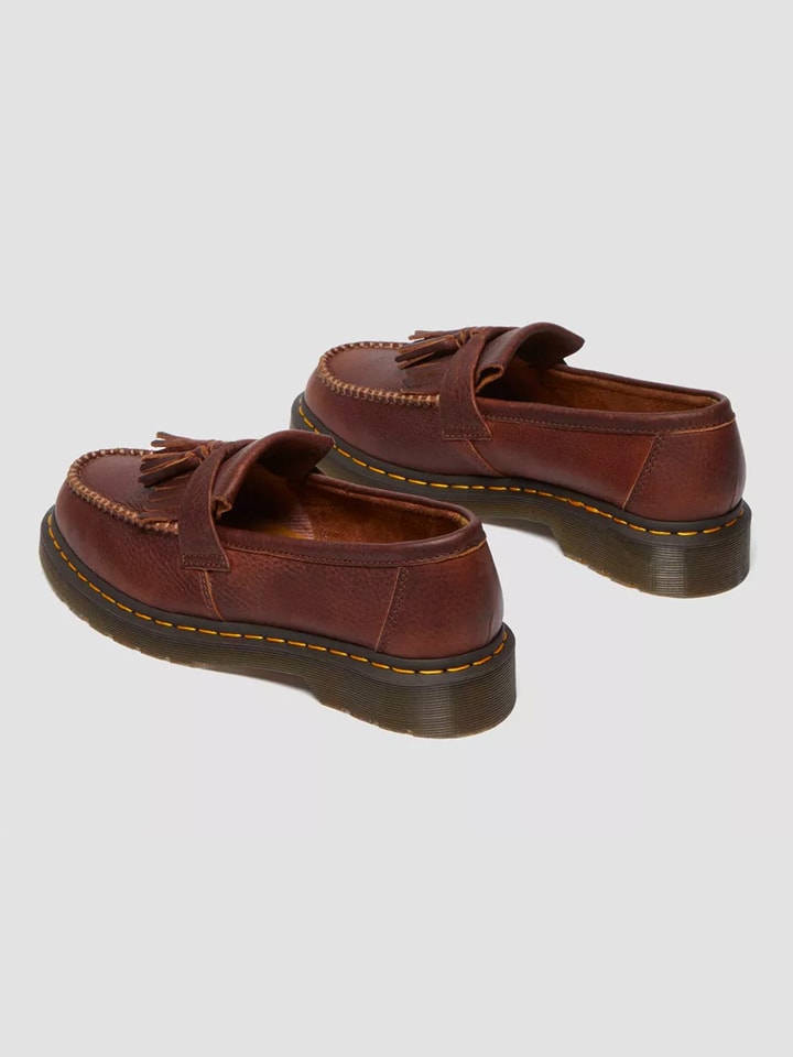 Dr. Martens Leder-Mokassins in Braun günstig kaufen