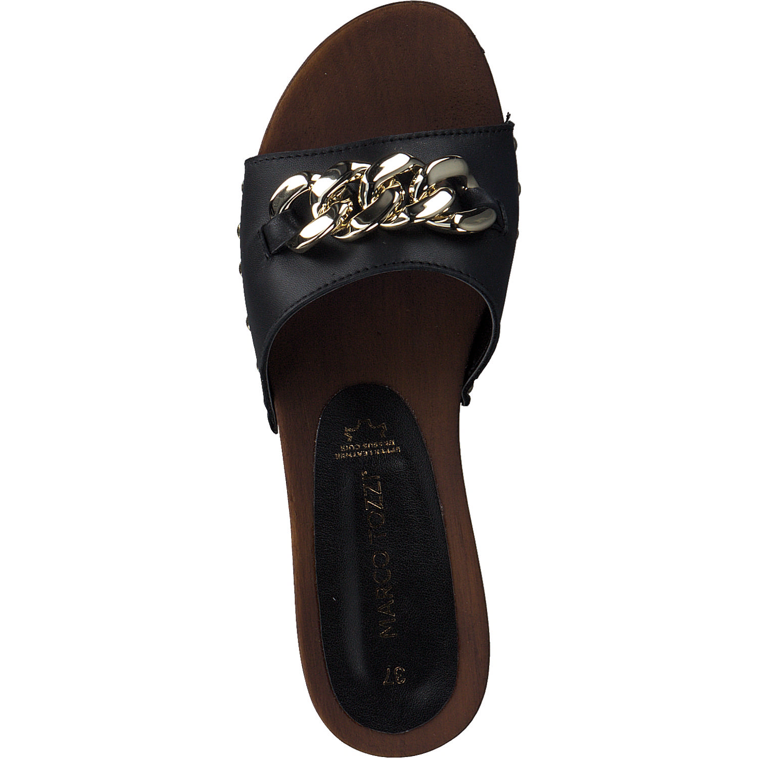 Marco Tozzi 27300, Pantoletten, Damen, Schwarz