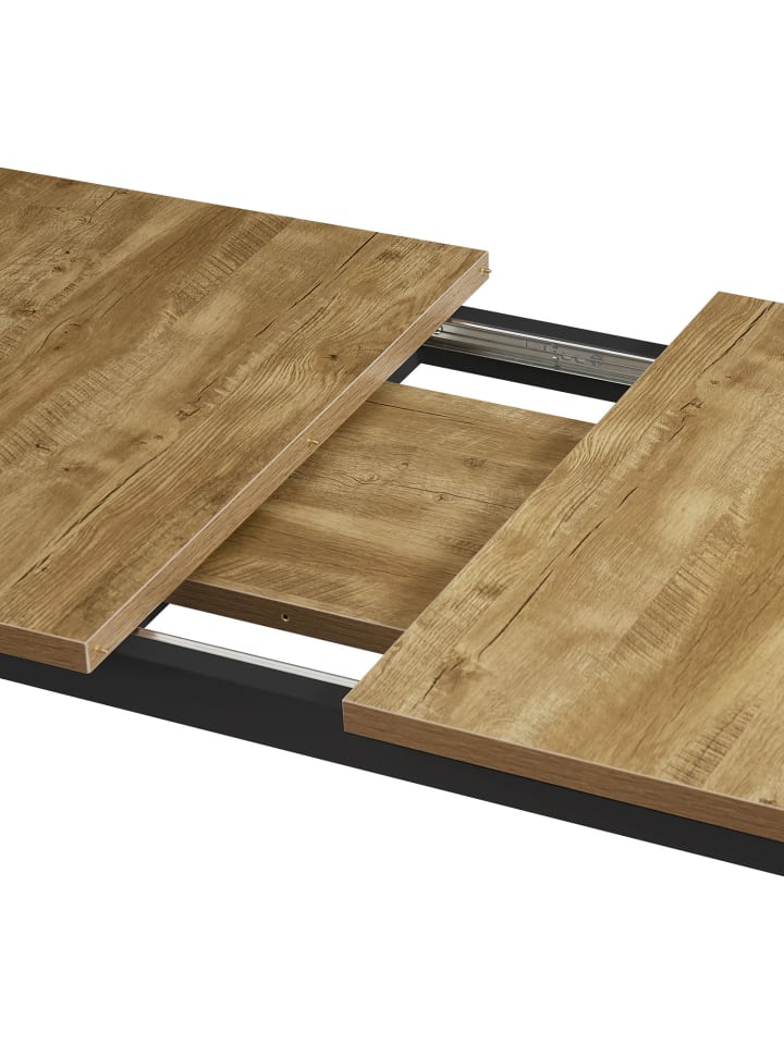 B&D Home Ausziehstisch LARS in Wildeiche - (B)120-160 x (H)76 x (T)80 cm günstig kaufen onesize