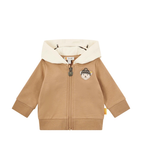Sweatjacke, braun für Jungs