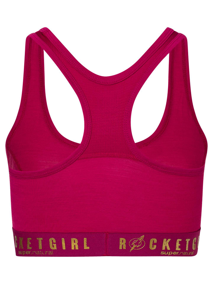 super.natural Merino Bra W ROCKET175 BRA in pink günstig kaufen