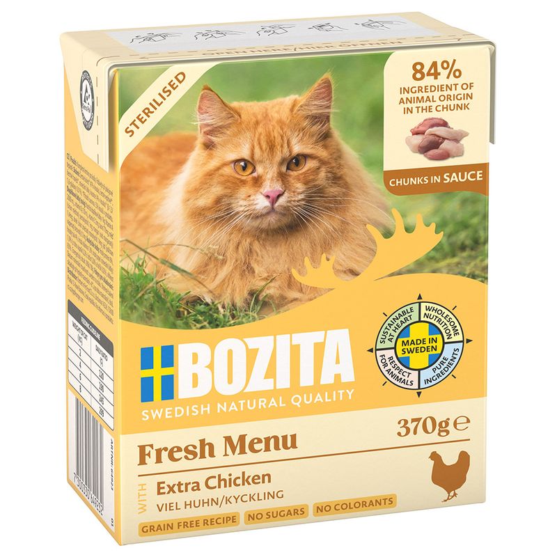 Sparpaket Bozita Tetra Häppchen in Soße 24 x 370 g