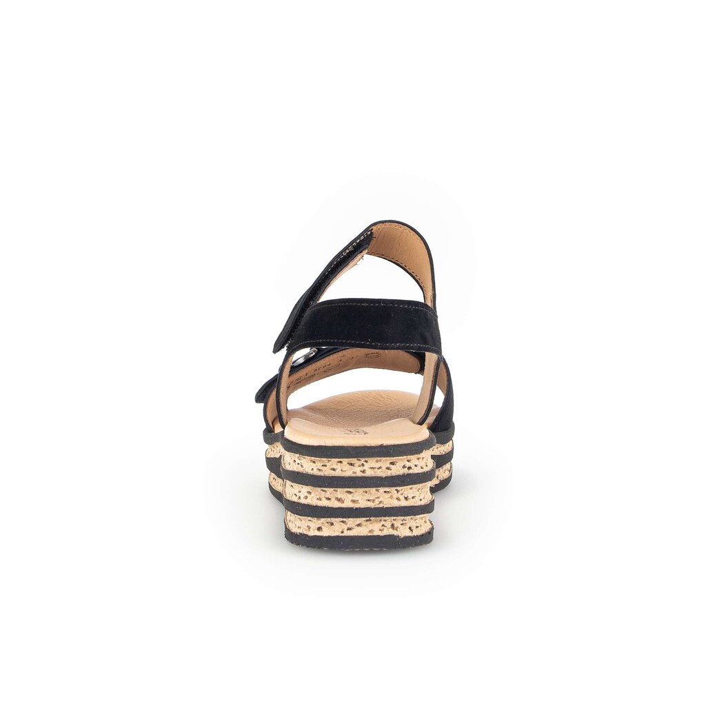 Gabor fashion Plateau Sandale schwarz