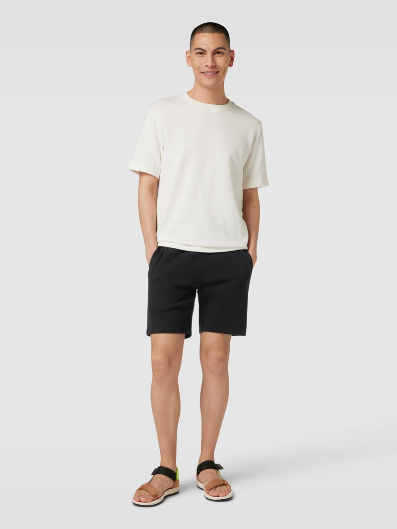 Sweatshorts mit Eingrifftaschen Modell 'Mavis' in schwarz