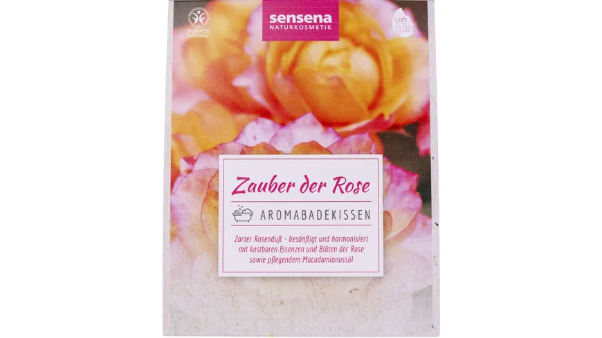 sensena NATURKOSMETIK Aromabadekissen Zauber der Rose 60 g