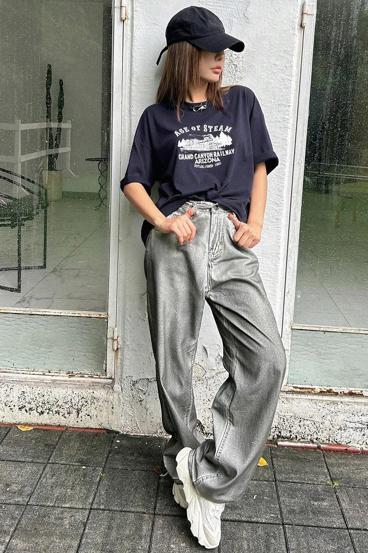 uyguntarz  T-Shirt - Dunkelblau - Regular Fit