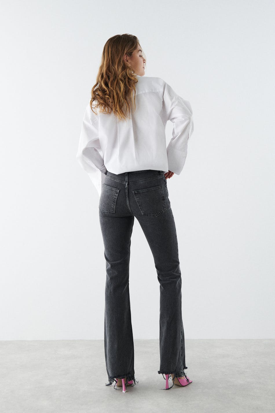 Full length flare jeans
