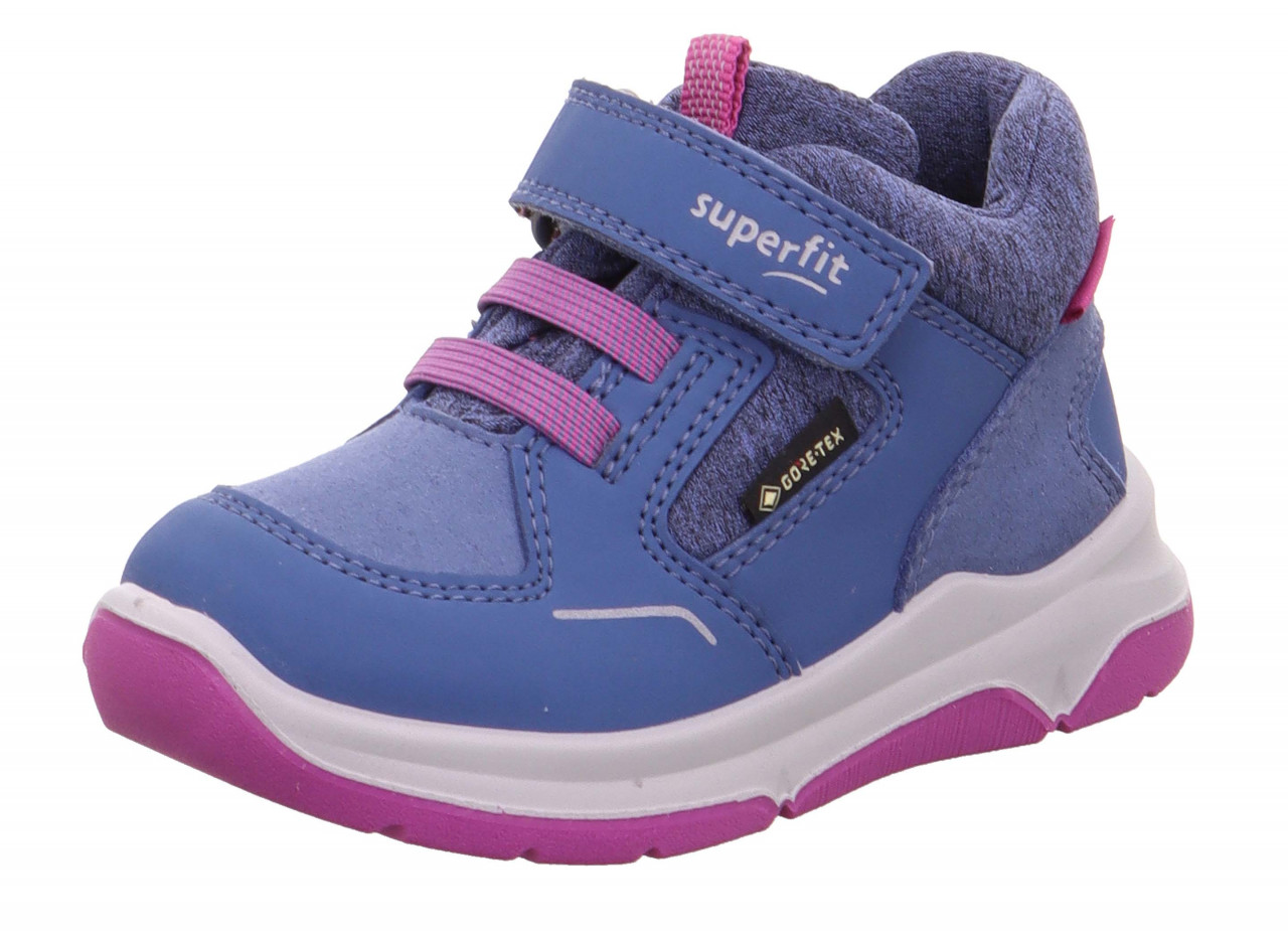 COOPER - Blau/Pink Sneaker low mit Klettverschluss