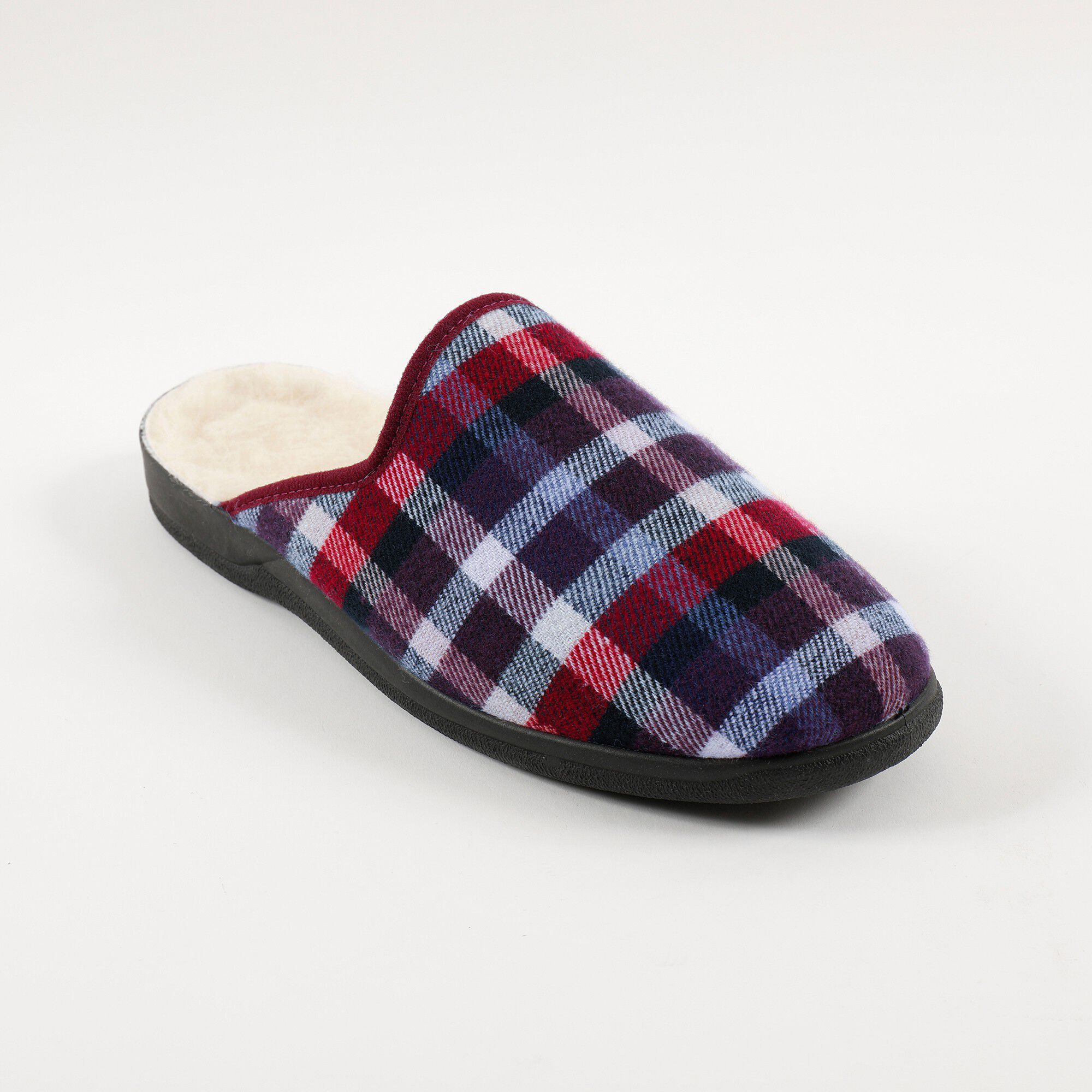 Mules homme fourrées