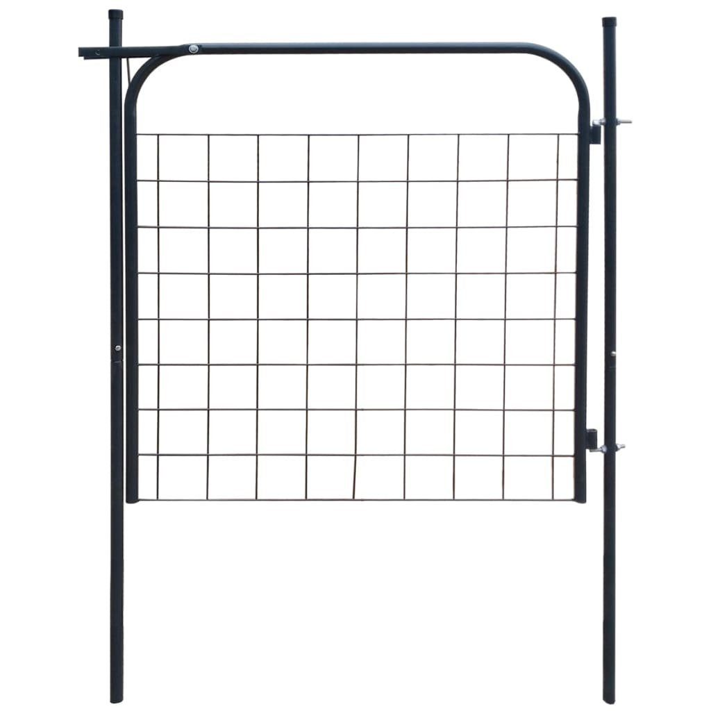 vidaXL Gartentor Gartenzauntor 100 x 100 cm Anthrazit