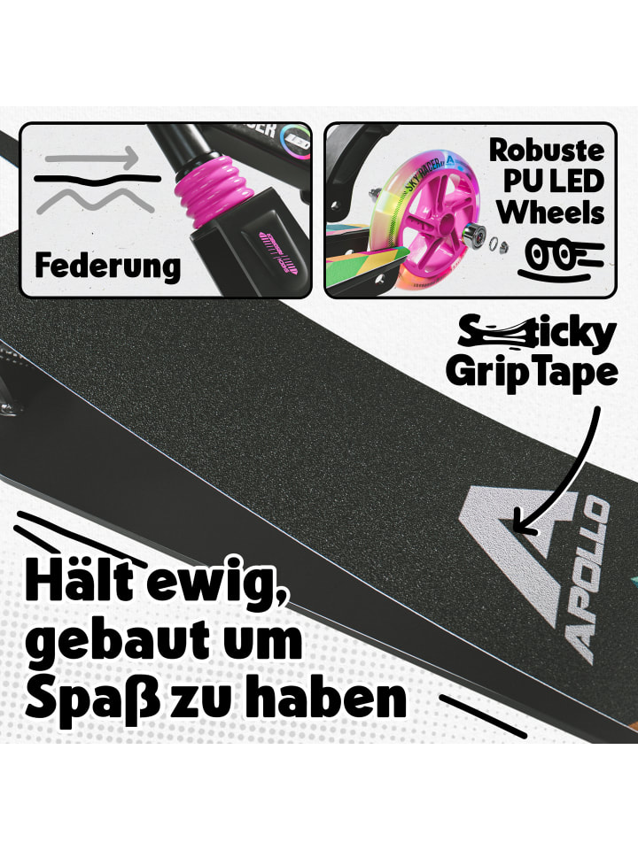 Apollo LED City Roller mit Federung 