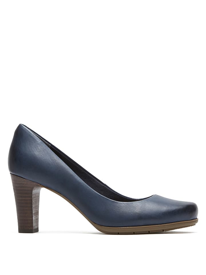 Rockport Leder-Pumps in Dunkelblau günstig kaufen 39