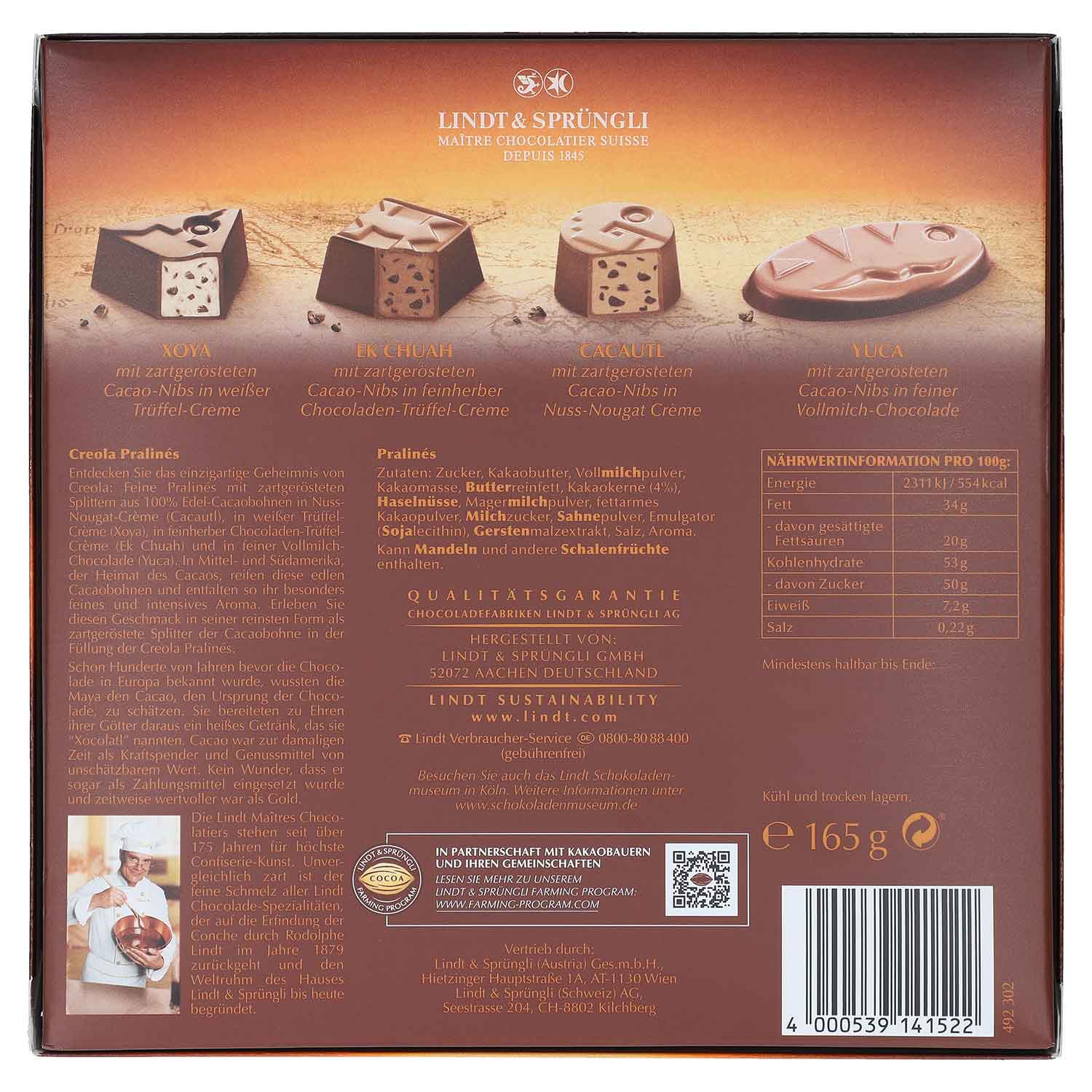 Lindt Creola 165g