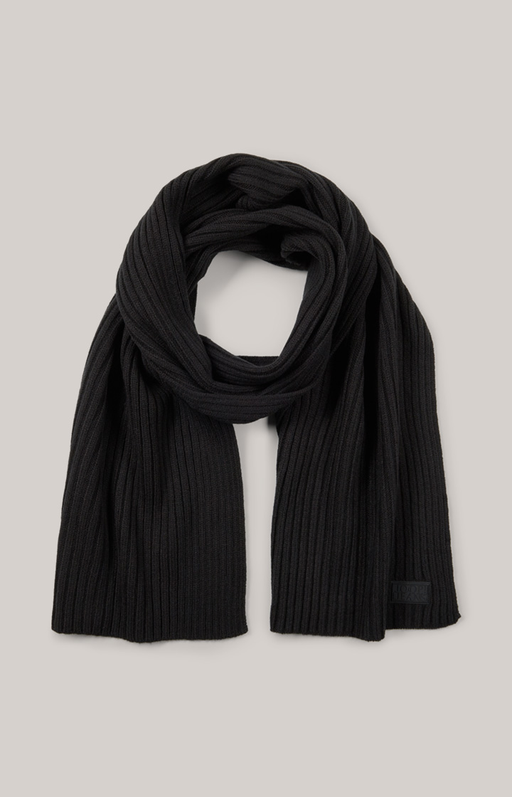 Strick-Schal Francis in Schwarz