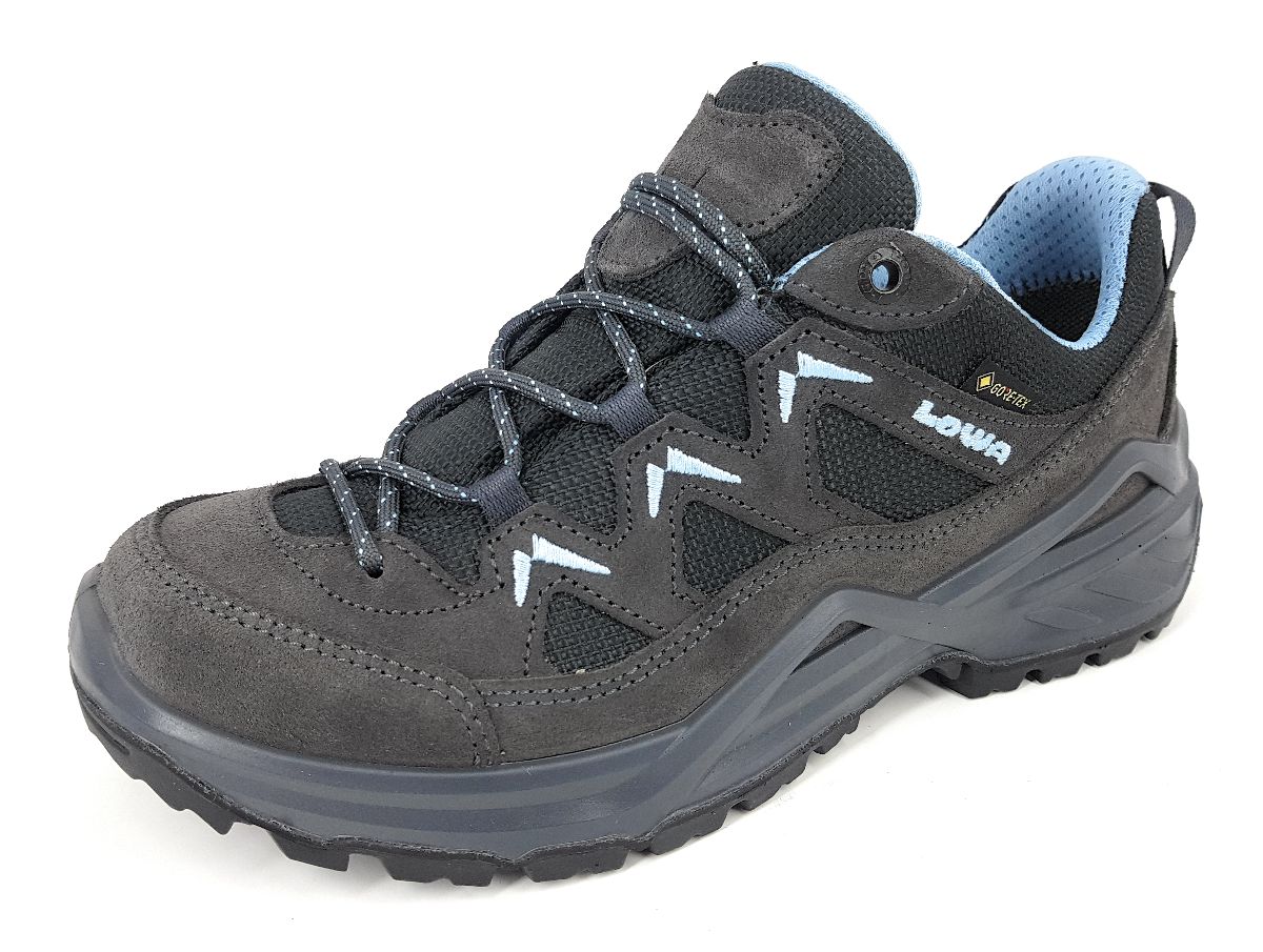 Lowa Sirkos Evo GTX Lo W 320805 Grau 7971 graphit/ eisblau