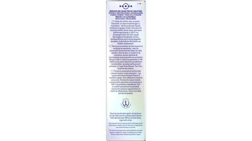 Durex Kondome Hautnah Classic