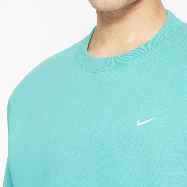 NIKE NRG Solo Swoosh Fleece Crew washed teal/white