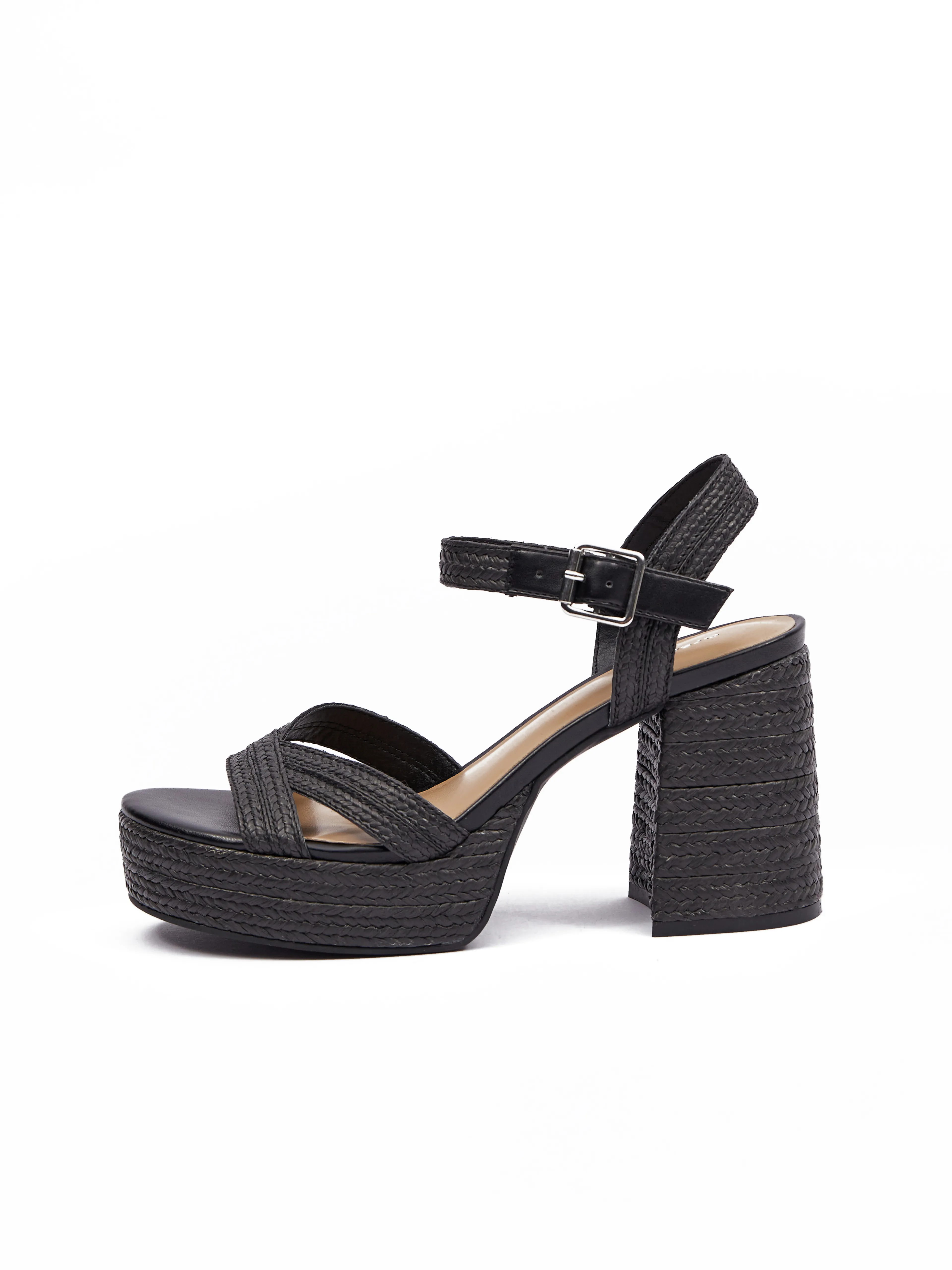 Schwarze Damen Sandalen mit Absatz ORSAY