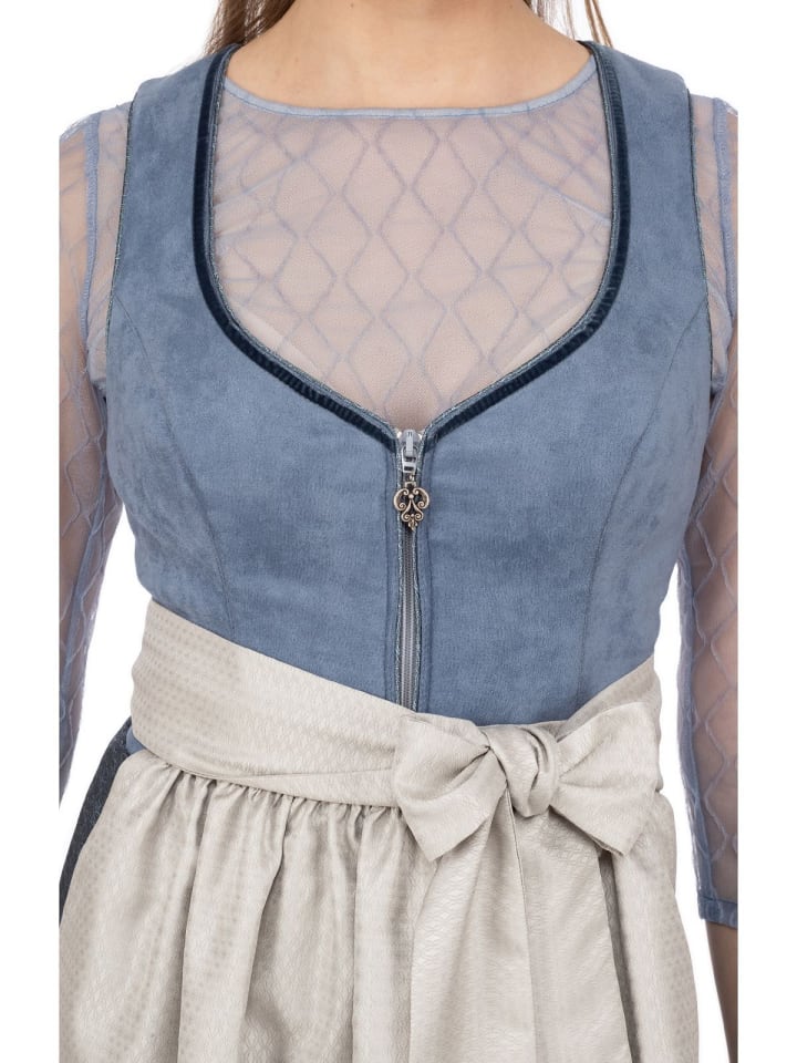 MarJo Dirndl HOLLY in blau günstig kaufen