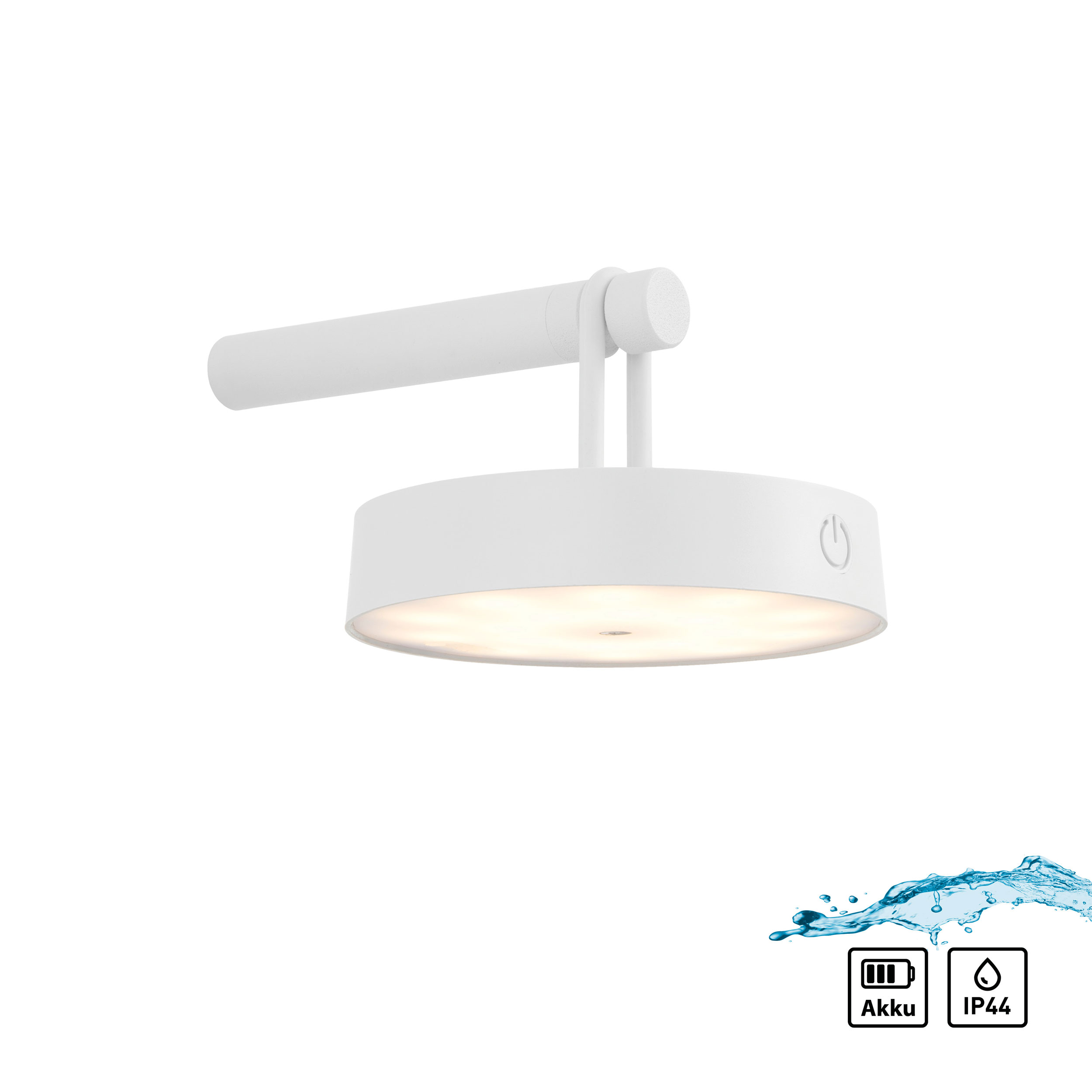 JUST LIGHT.LED-Akku-Wandleuchte 1flg