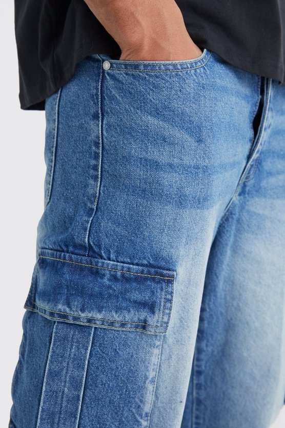 Tall Relaxed Rigid Cargo Jeans